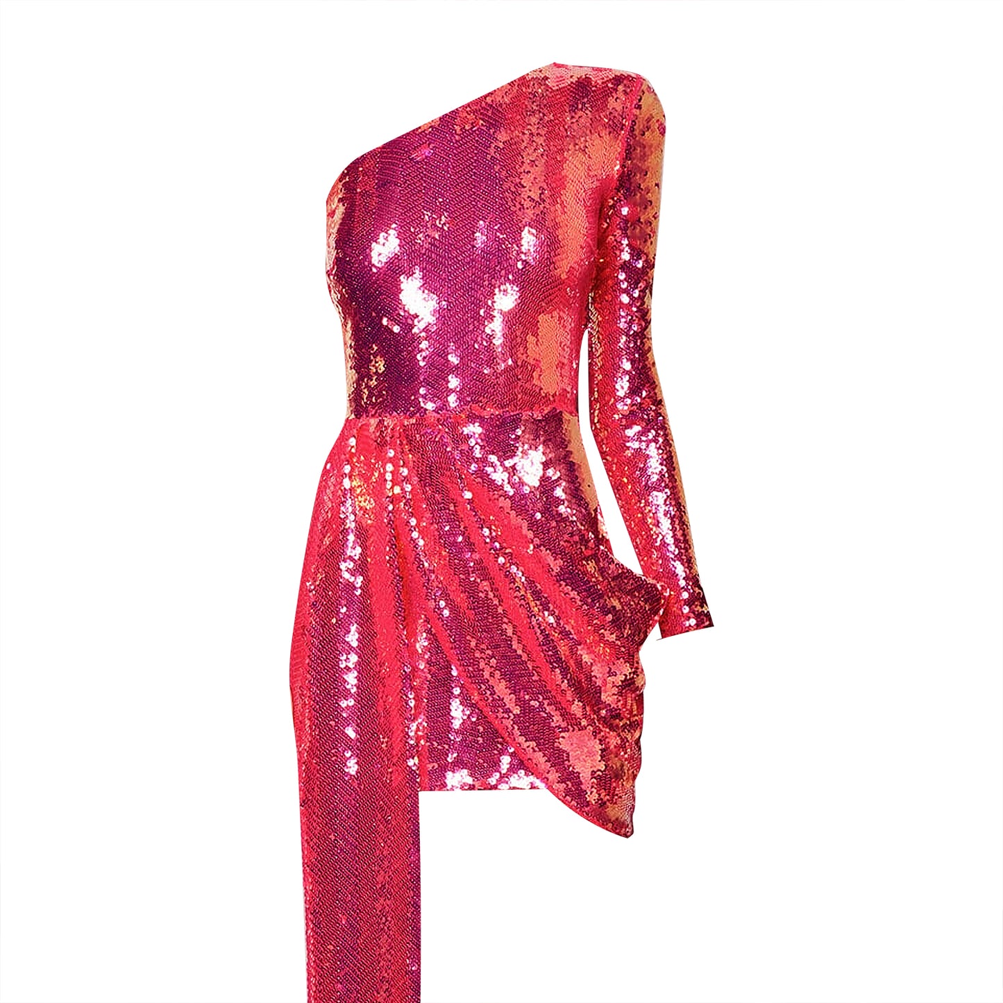 Pink Sequined Party Dress