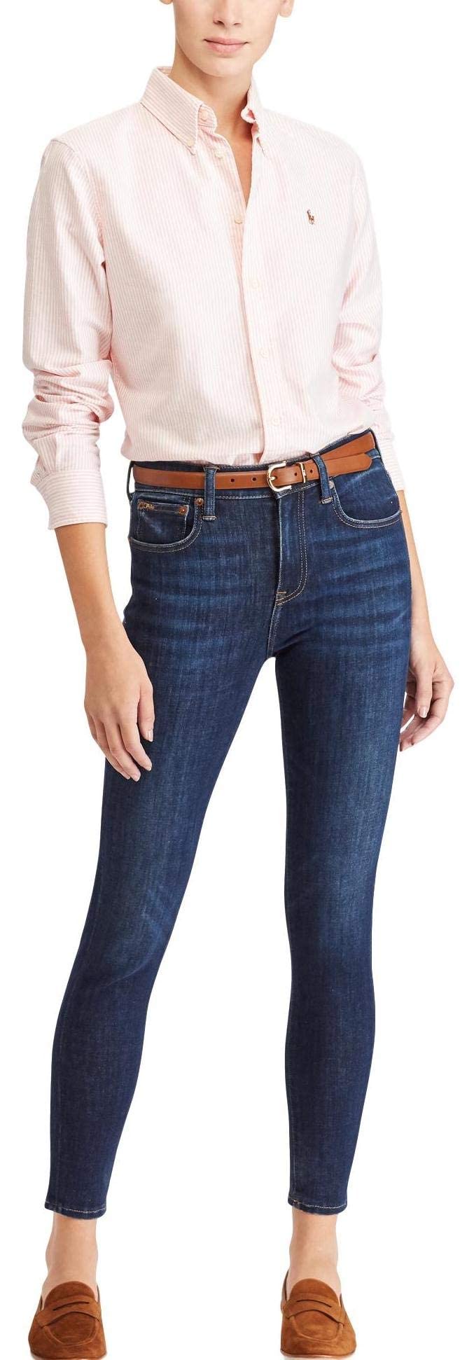 POLO RALPH LAUREN Women's Oxford Classic Fit Button Down Shirt