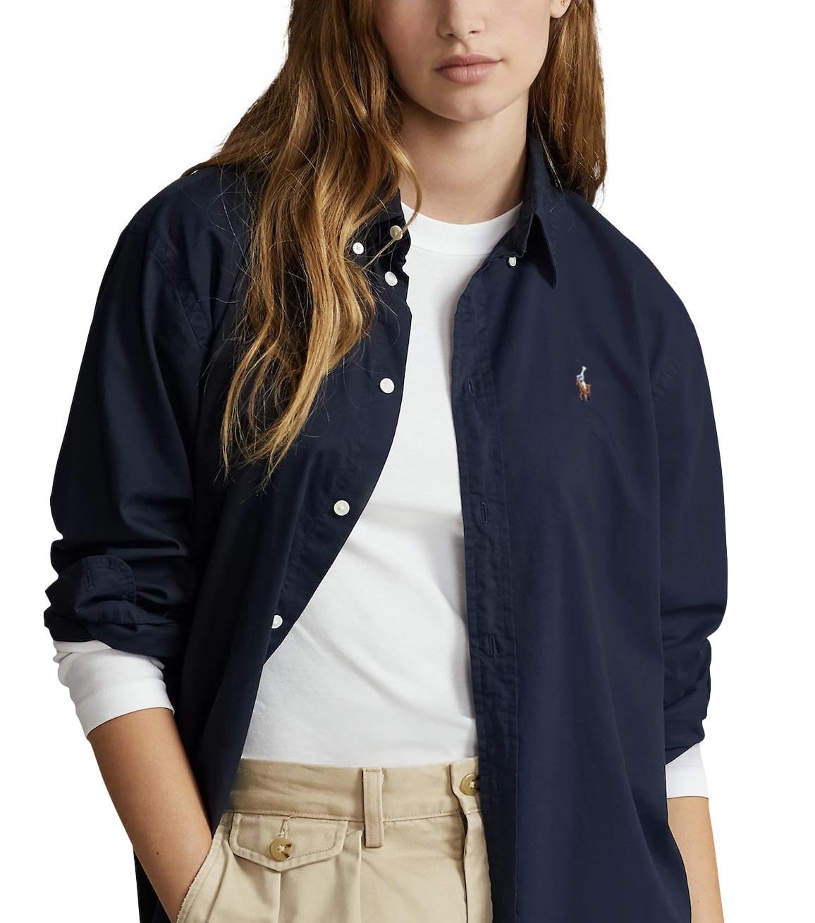 POLO RALPH LAUREN Women's Oxford Classic Fit Button Down Shirt