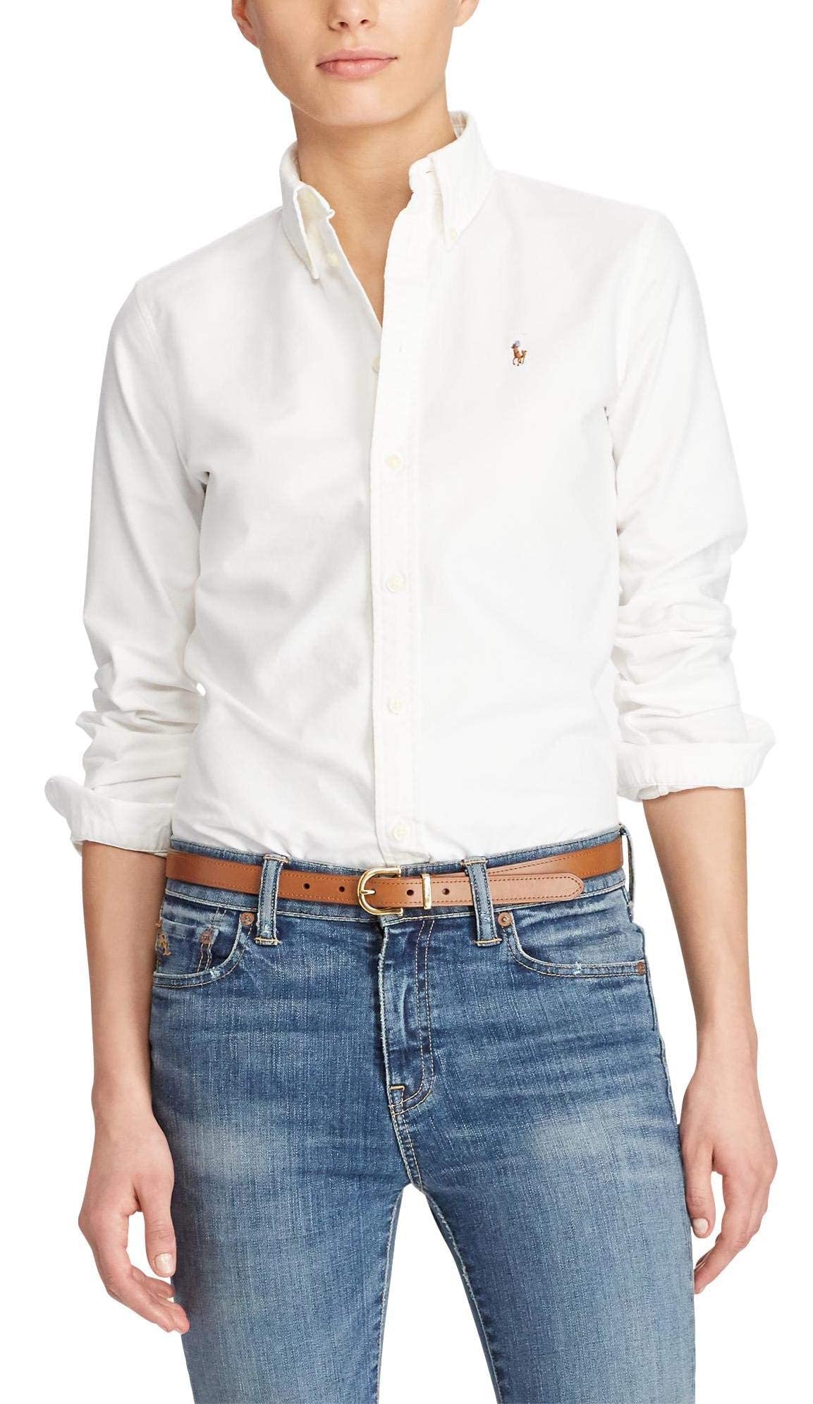 POLO RALPH LAUREN Women's Oxford Classic Fit Button Down Shirt