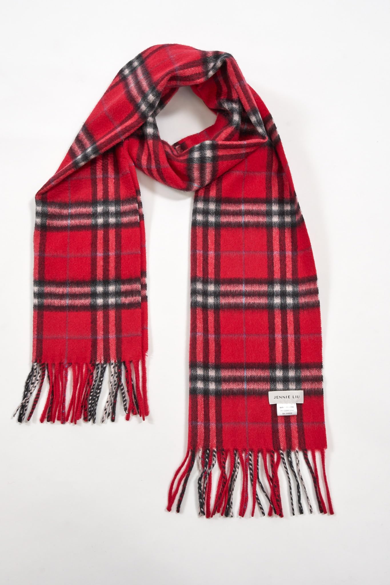 JENNIE LIU Women's 100% Pure Cashmere Scarf for Women