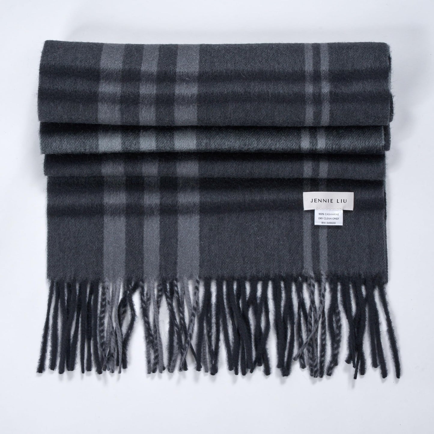 JENNIE LIU Women's 100% Pure Cashmere Scarf for Women