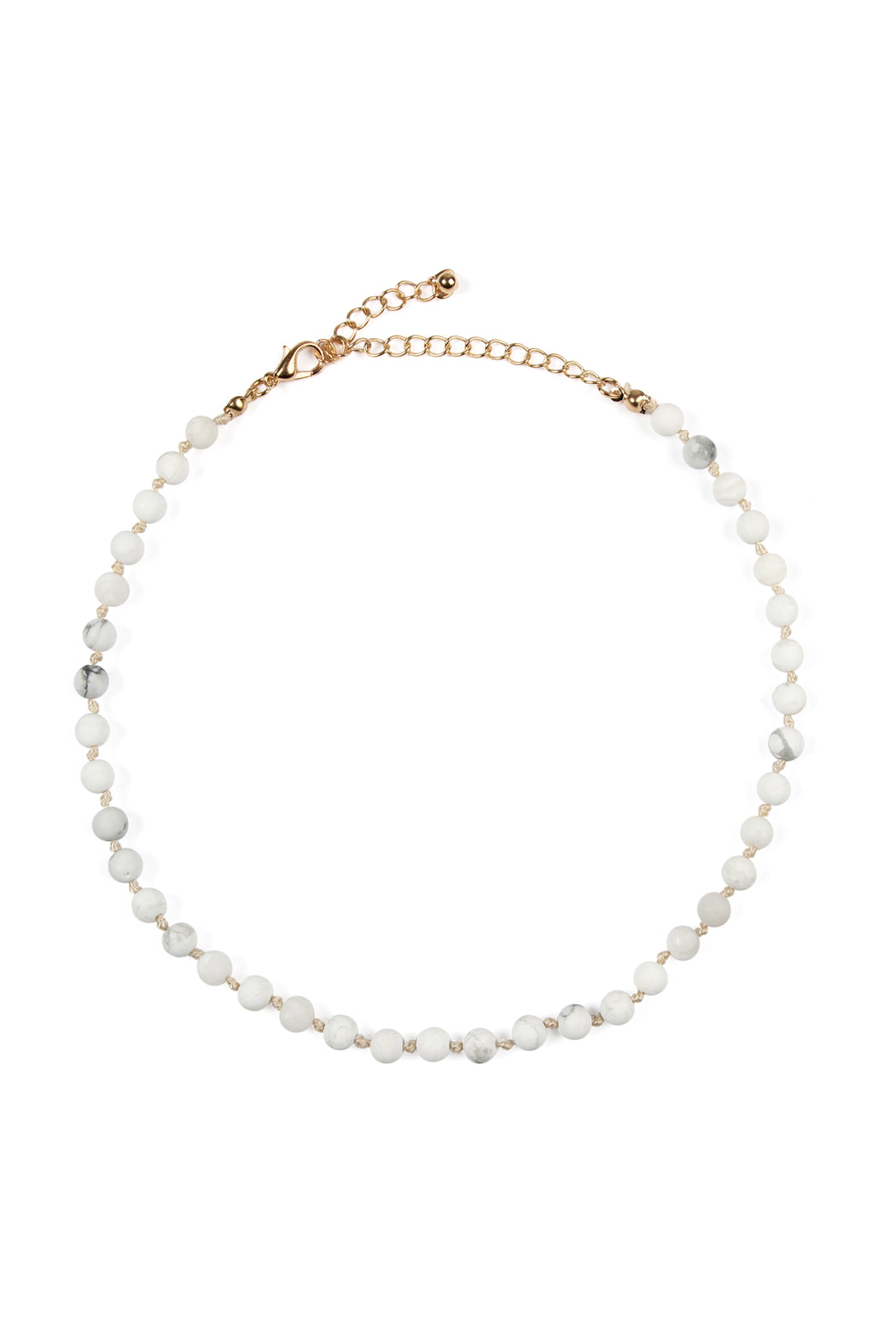 Natural Stone Necklace 6mm