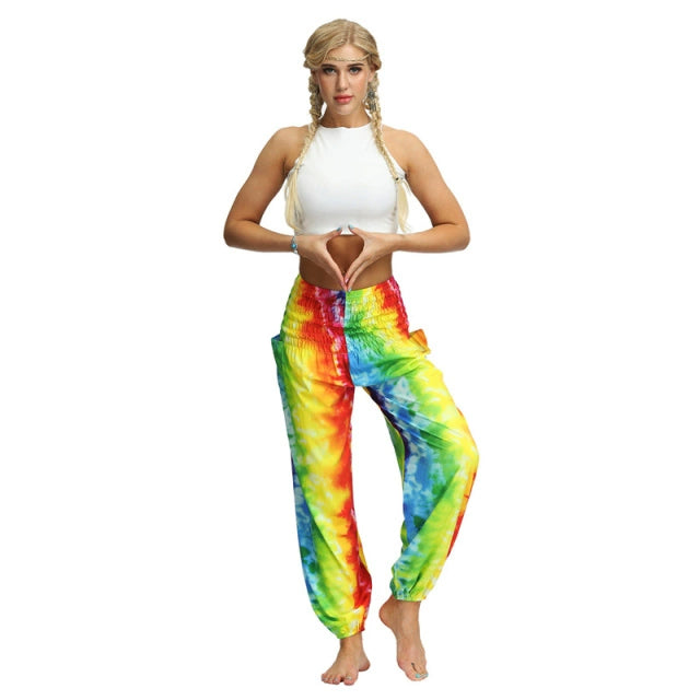 Yoga Pants Women Boho Hippie Harem Pantalones De Mujer Spodn