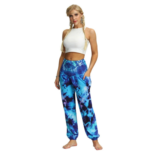 Yoga Pants Women Boho Hippie Harem Pantalones De Mujer Spodn