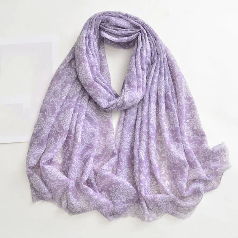 Luxury Brand Scarf For Woman Soft Cotton Shawl Wrap Tassel Viscose Muslim Woman Hijab Boho Beach Towel Female Bandana Headscarf