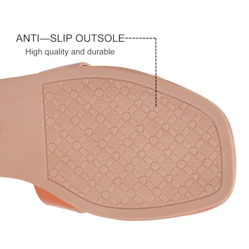 Sandals for Women 2025 dressy slides flat open toe comfortable soft leather slip on ladies casual wide width cute trendy shoes summer beach