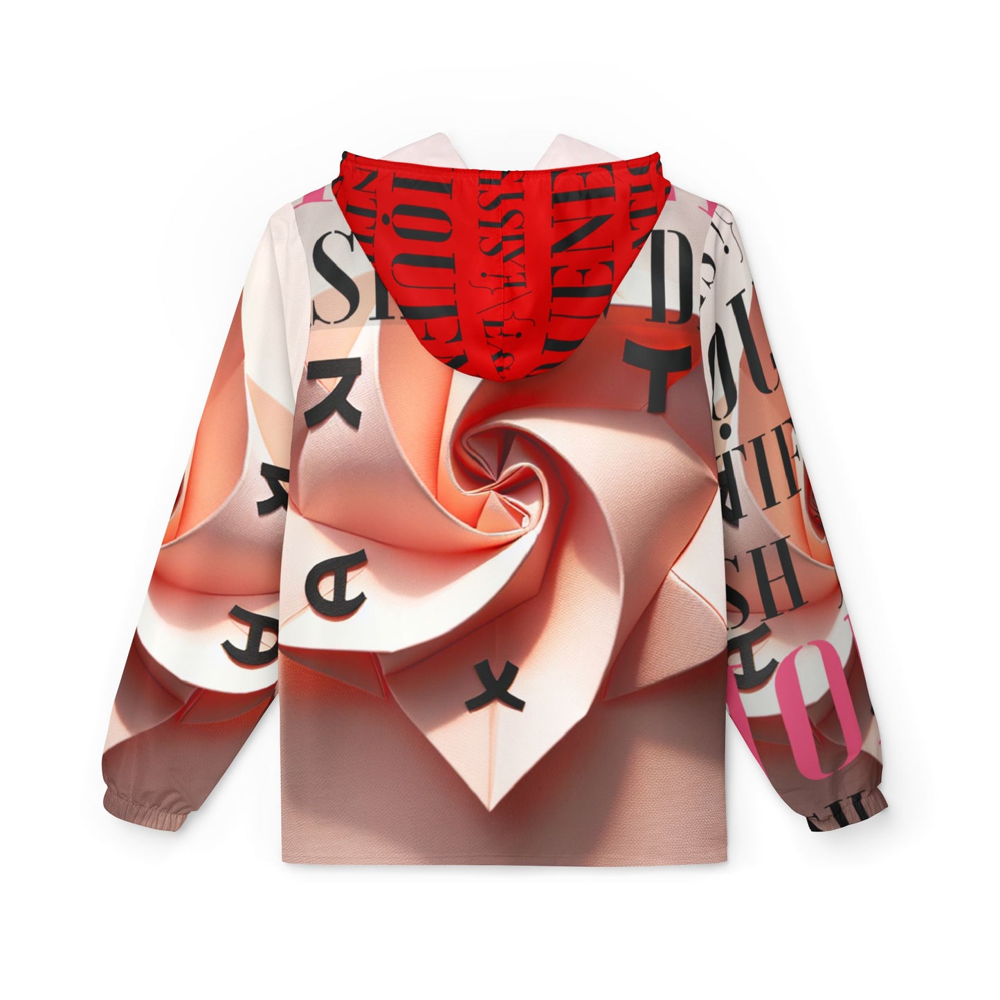 Genre Asthetic⊢ ∃! ⊨ Trendy Windbreaker Jacket with Artistic Design - Perfect for Casual Outings and Outdoor Adventures