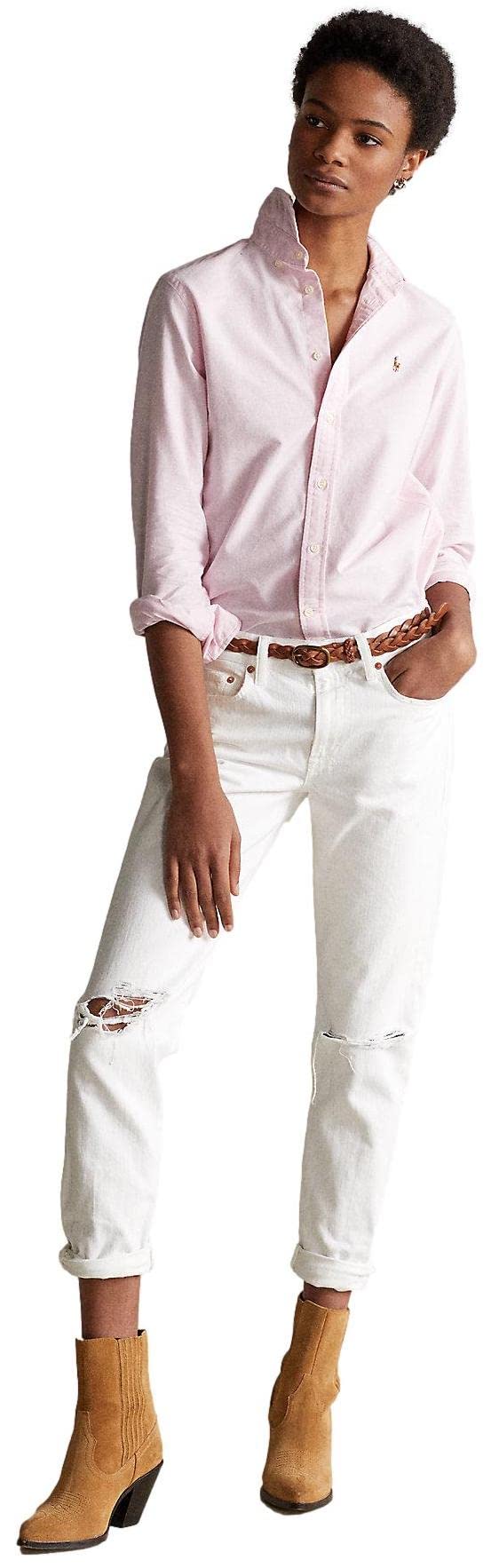 POLO RALPH LAUREN Women's Oxford Classic Fit Button Down Shirt