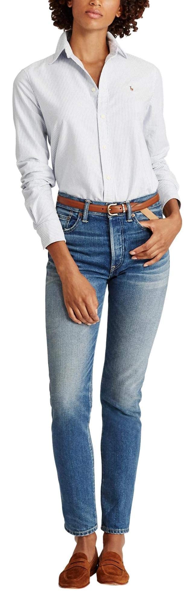 POLO RALPH LAUREN Women's Oxford Classic Fit Button Down Shirt