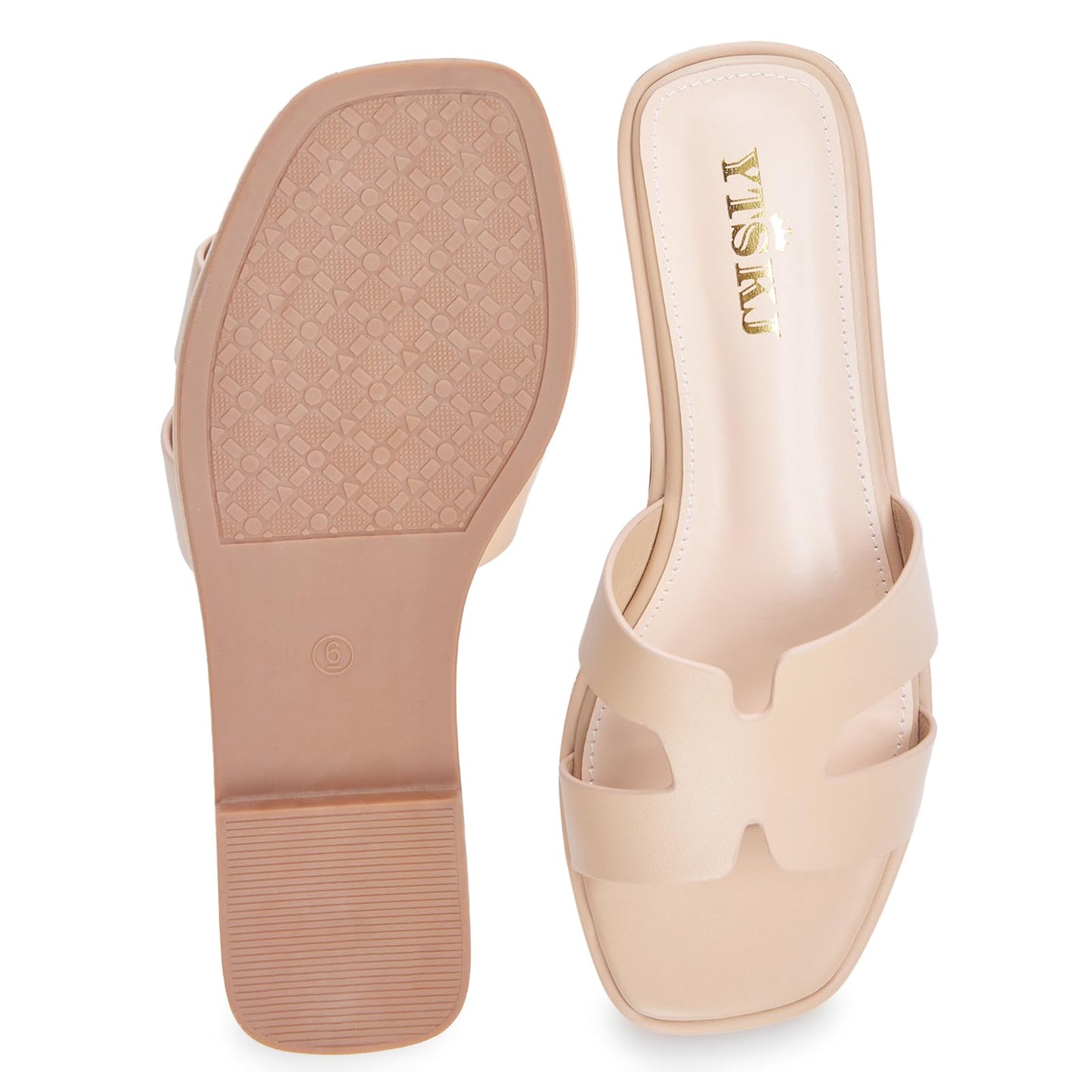 Sandals for Women 2025 dressy slides flat open toe comfortable soft leather slip on ladies casual wide width cute trendy shoes summer beach