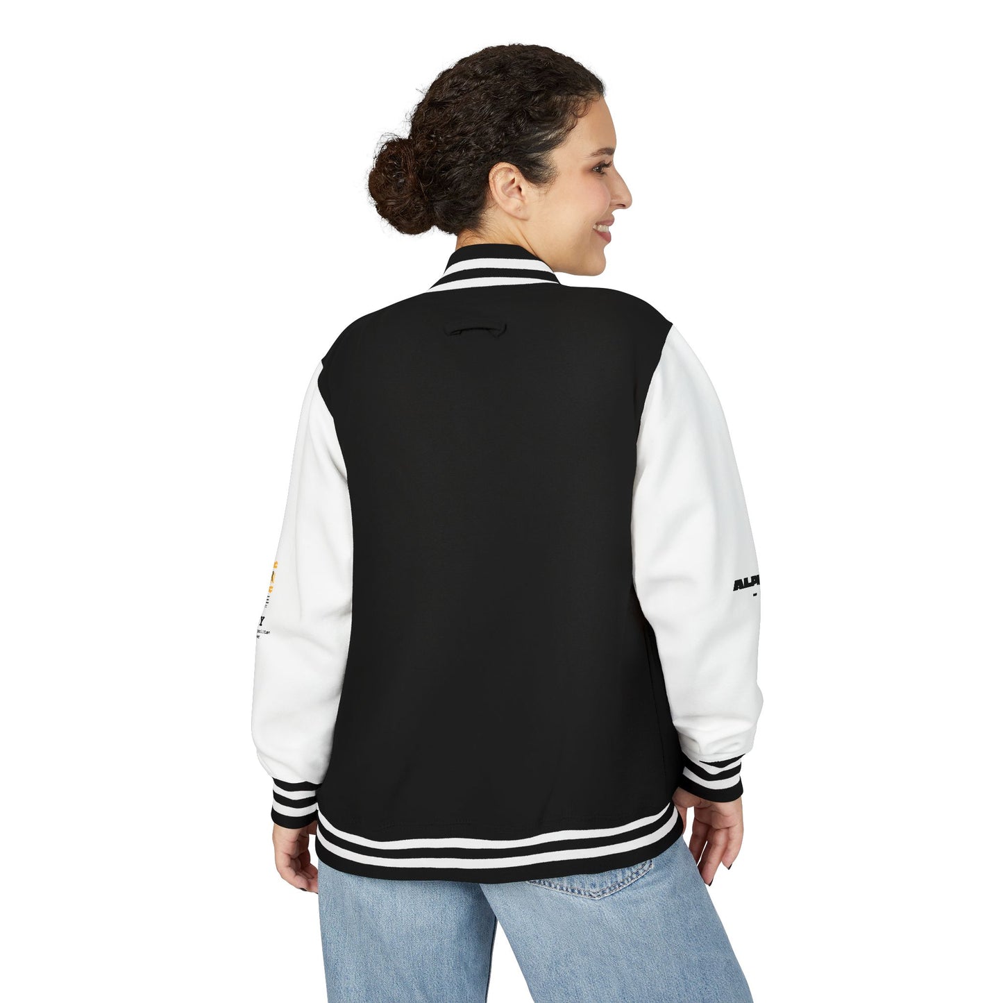 Classic Red & White Letterman Jacket — Retro Varsity Club Embroidered