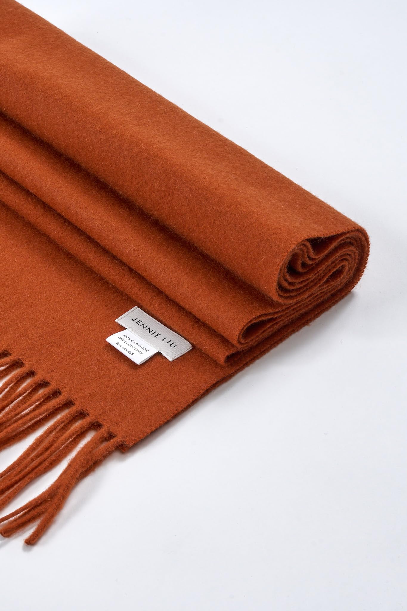 JENNIE LIU Women's 100% Pure Cashmere Scarf for Women