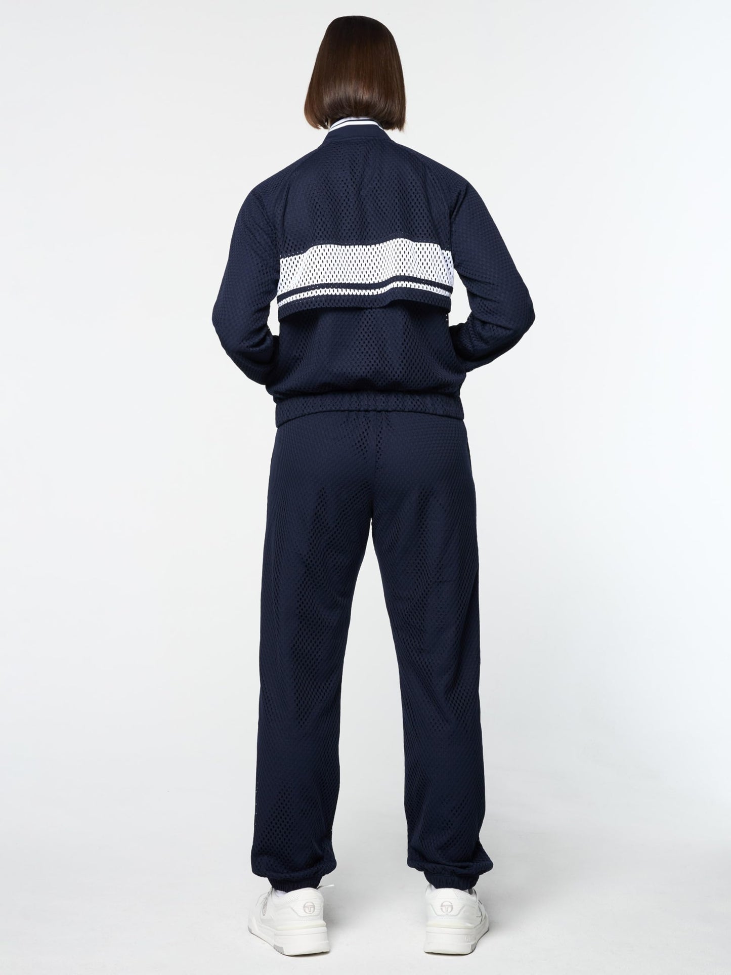 Sergio Tacchini Women's Adria Mesh Track Jacket- Maritime Blue