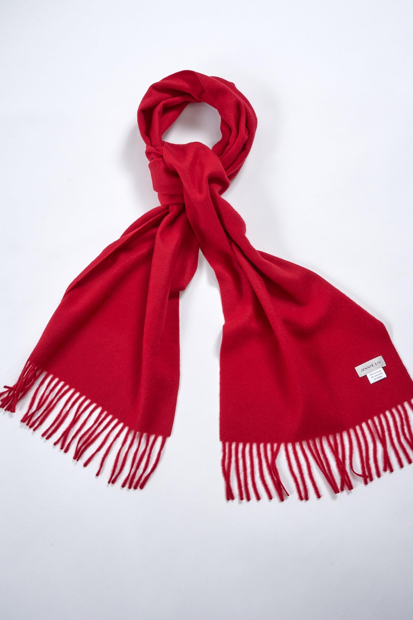 JENNIE LIU Women's 100% Pure Cashmere Scarf for Women