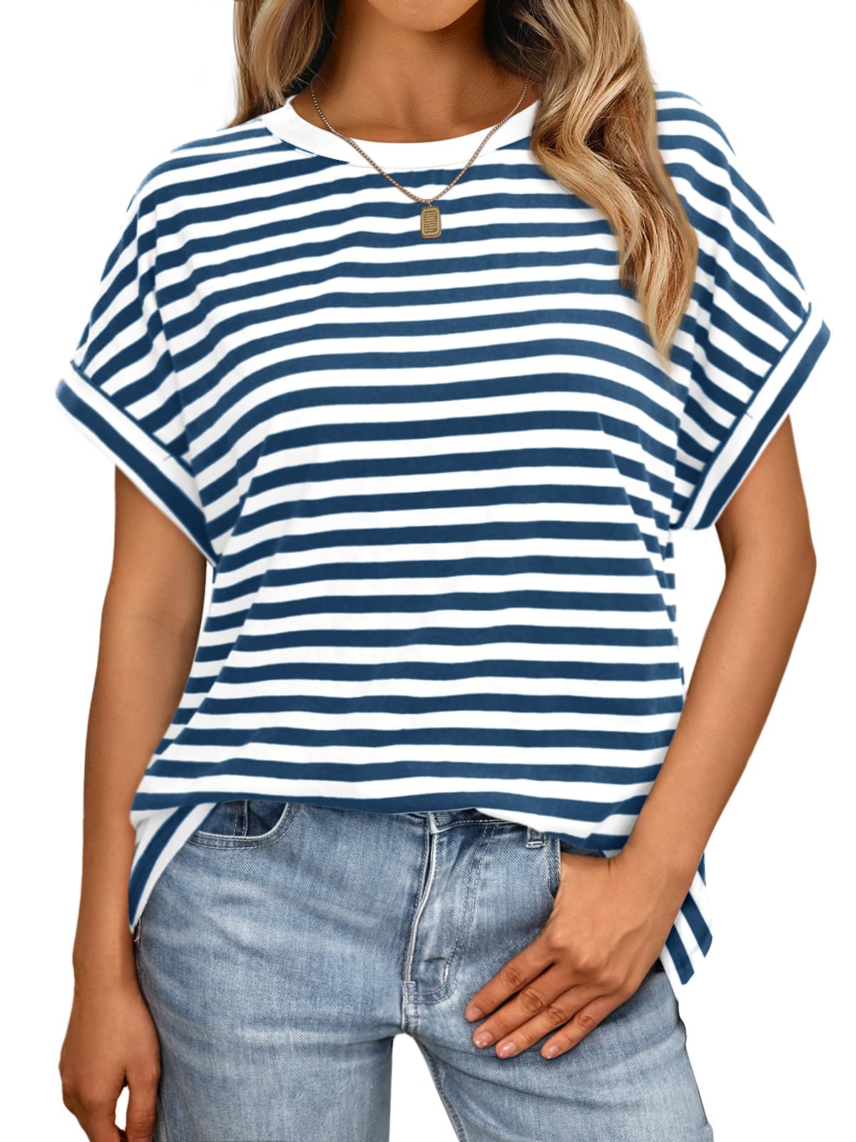 AUTOMET Womens Summer Tops Spring Fashion Oversized Business Casual Dressy T Shirts Workout Clothes Trendy Outfits 2025