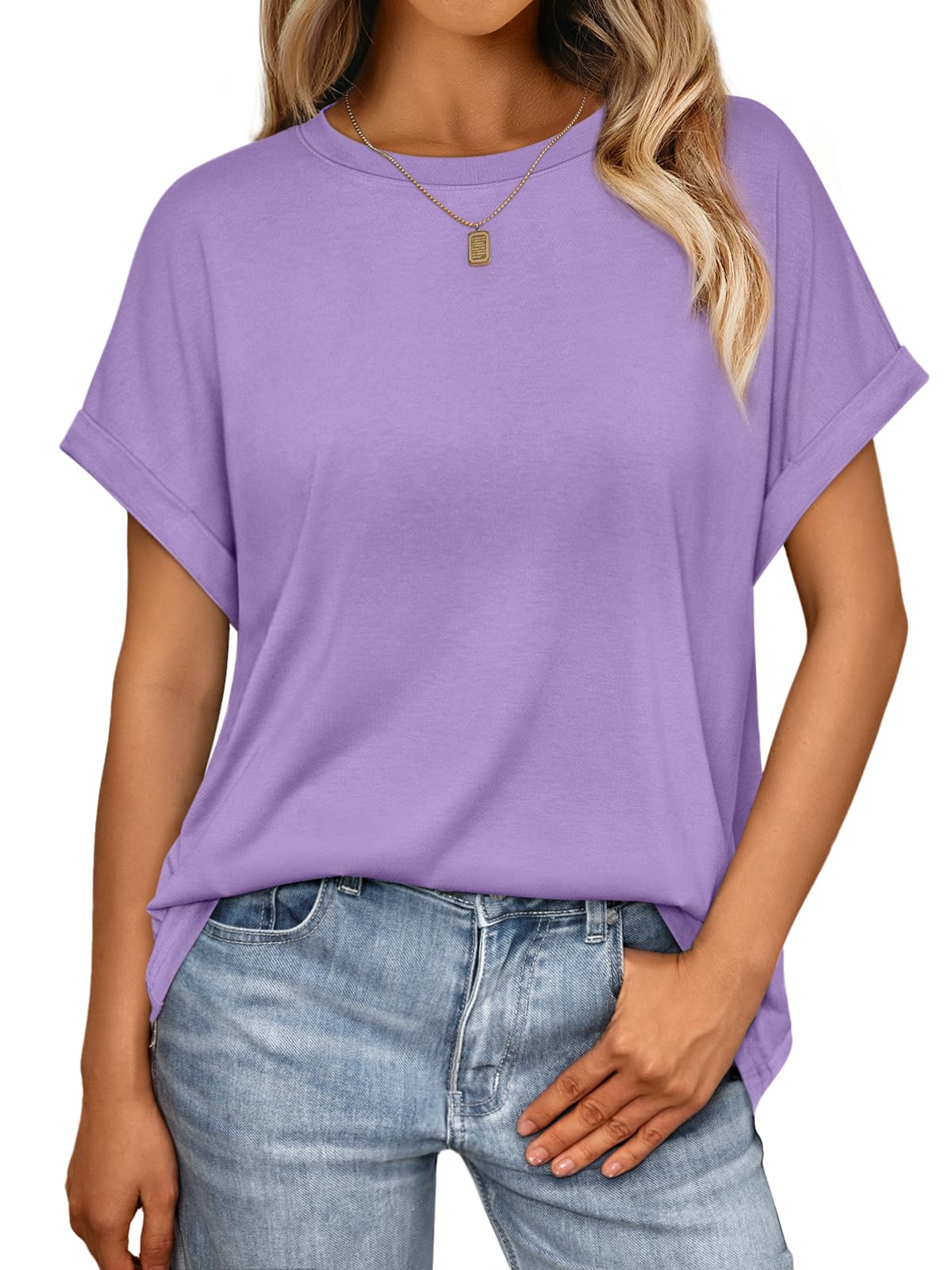 AUTOMET Womens Summer Tops Spring Fashion Oversized Business Casual Dressy T Shirts Workout Clothes Trendy Outfits 2025