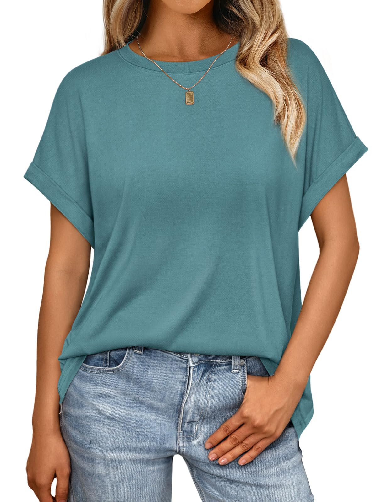 AUTOMET Womens Summer Tops Spring Fashion Oversized Business Casual Dressy T Shirts Workout Clothes Trendy Outfits 2025