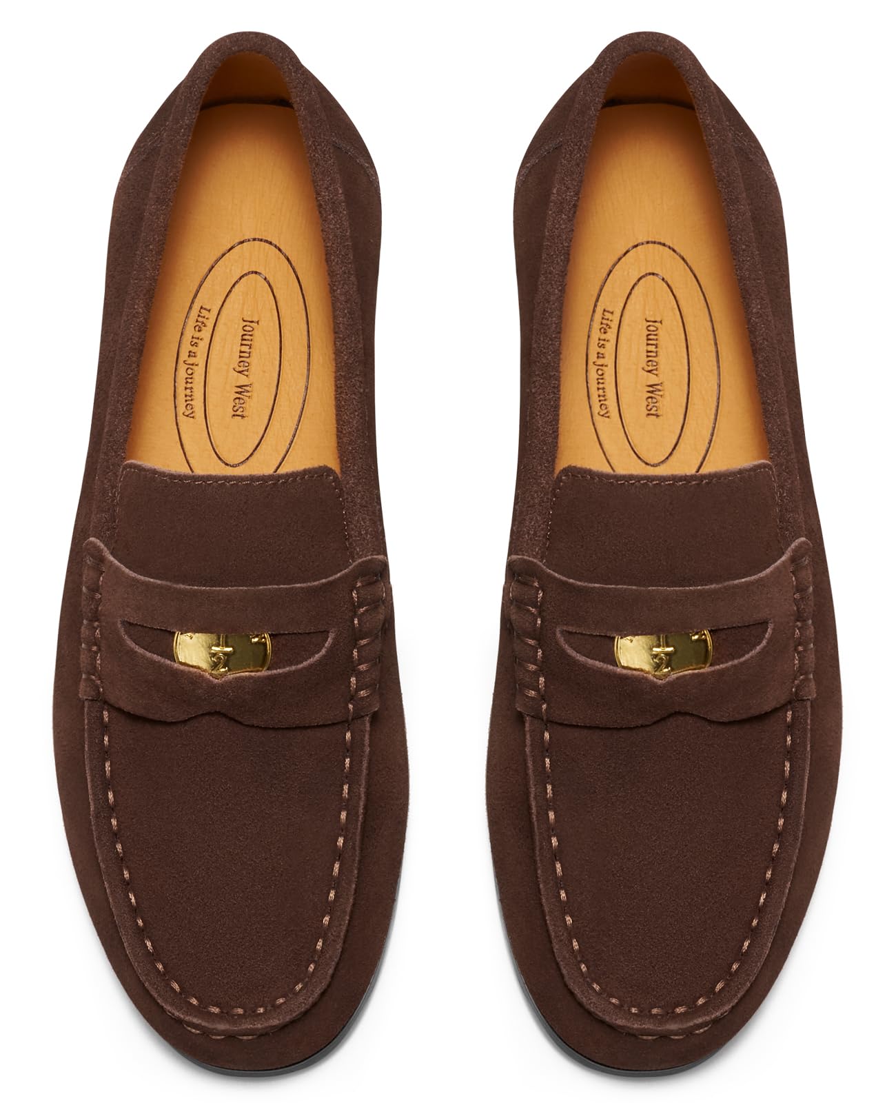 Journey West Suede Tassel Loafer for Women Slip-on Belgian Penny Loafers Shoes for Women in Many Colors
