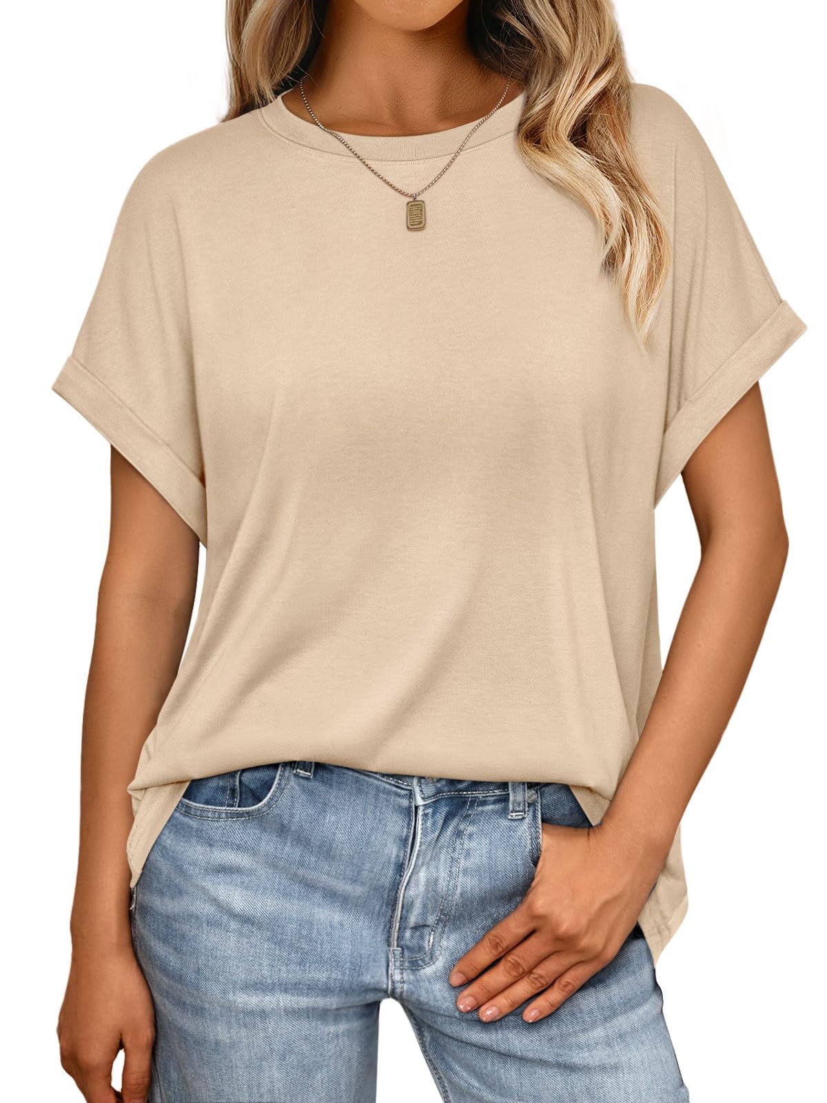 AUTOMET Womens Summer Tops Spring Fashion Oversized Business Casual Dressy T Shirts Workout Clothes Trendy Outfits 2025