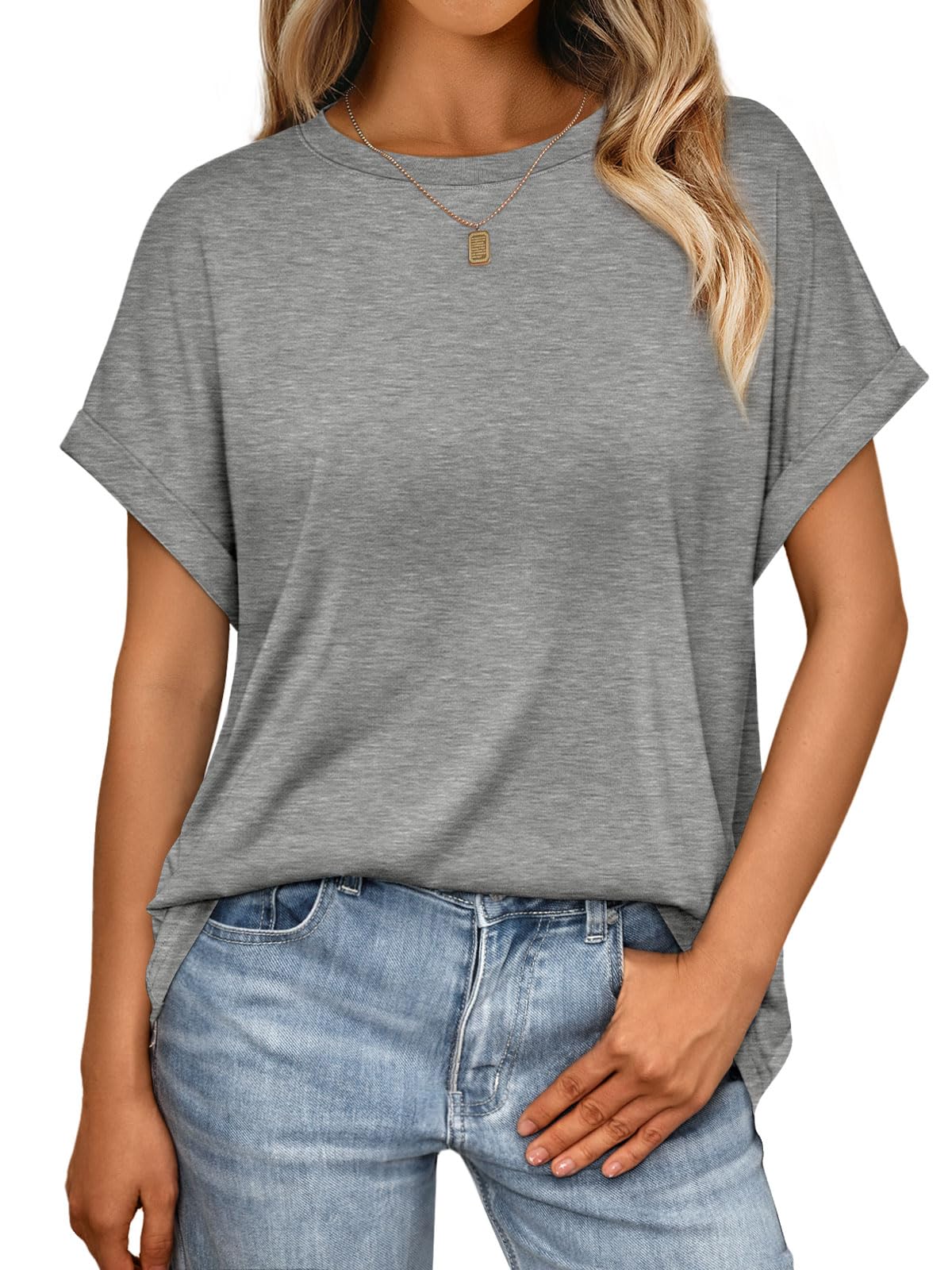 AUTOMET Womens Summer Tops Spring Fashion Oversized Business Casual Dressy T Shirts Workout Clothes Trendy Outfits 2025