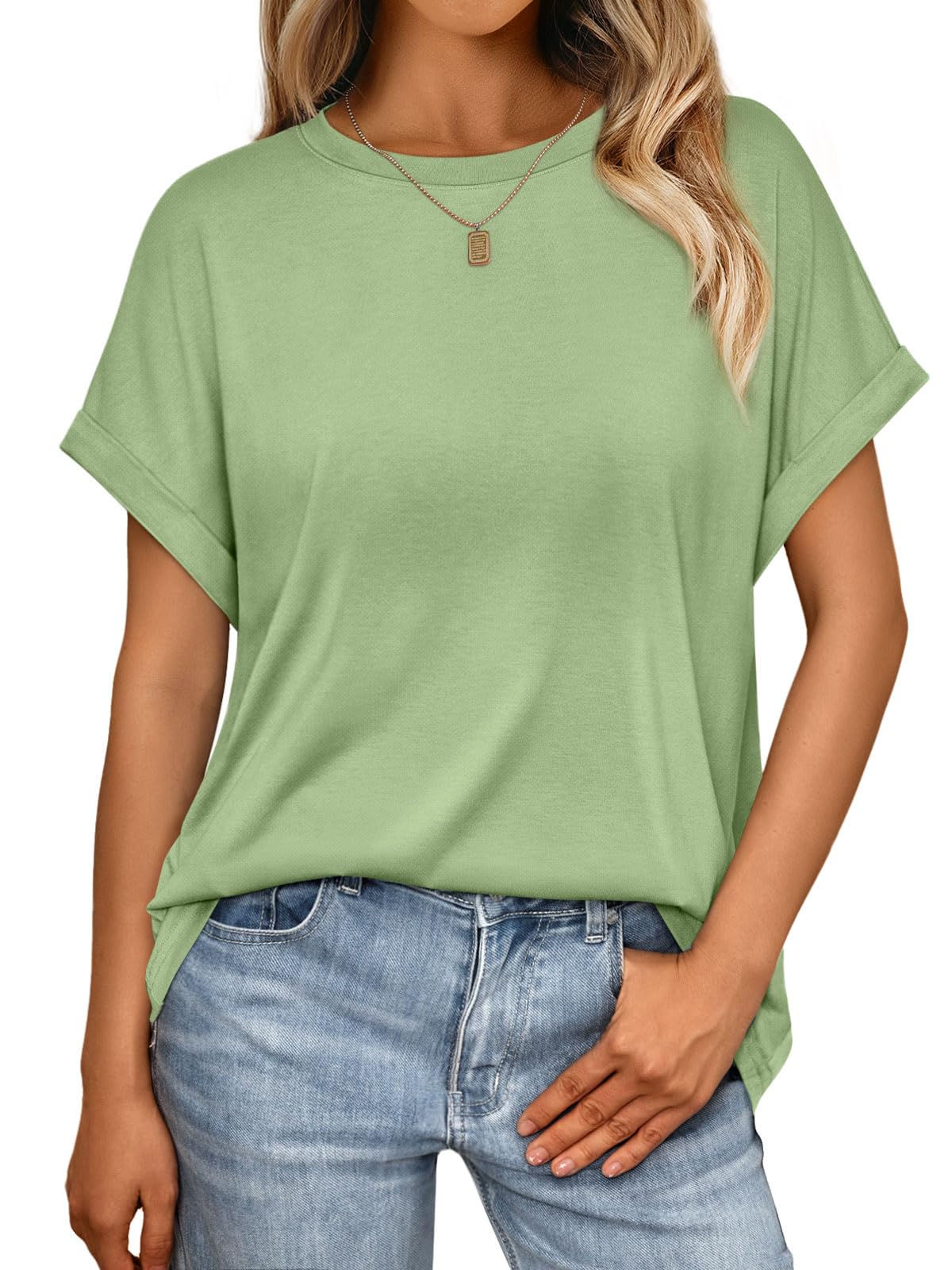 AUTOMET Womens Summer Tops Spring Fashion Oversized Business Casual Dressy T Shirts Workout Clothes Trendy Outfits 2025