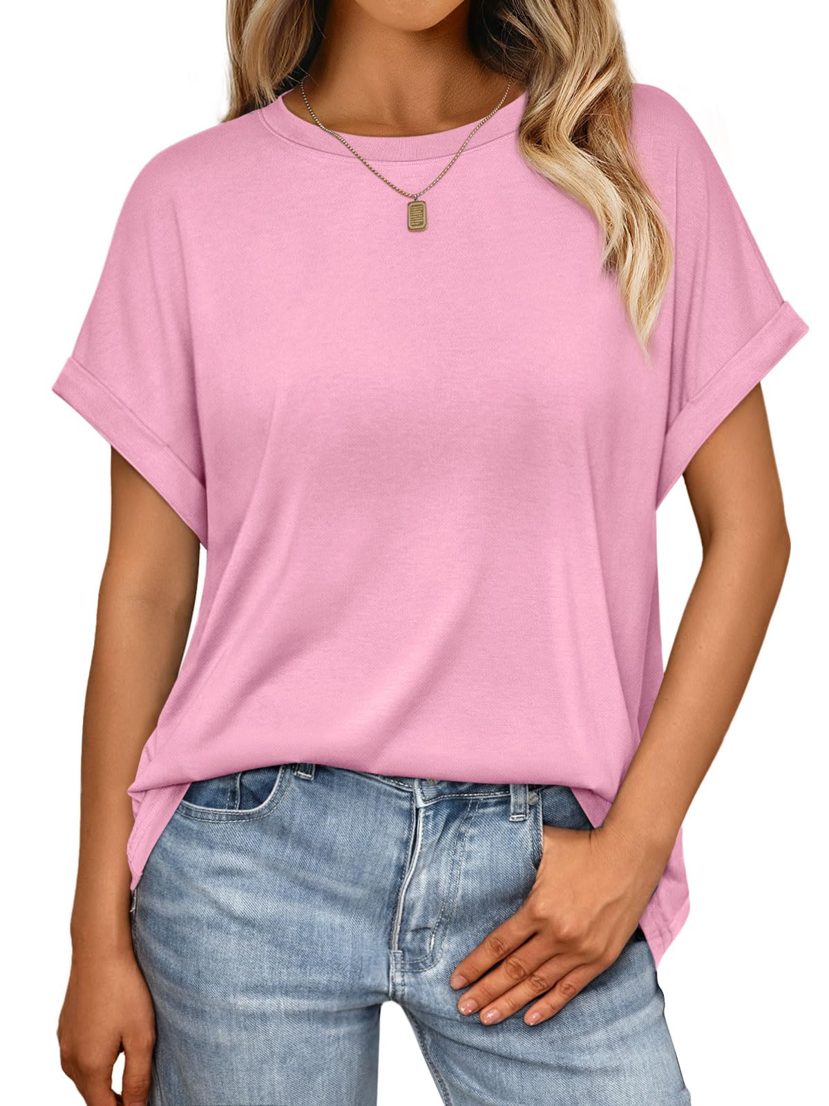 AUTOMET Womens Summer Tops Spring Fashion Oversized Business Casual Dressy T Shirts Workout Clothes Trendy Outfits 2025