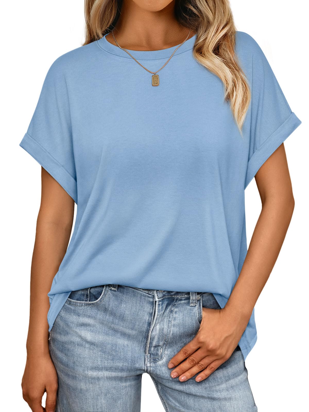 AUTOMET Womens Summer Tops Spring Fashion Oversized Business Casual Dressy T Shirts Workout Clothes Trendy Outfits 2025