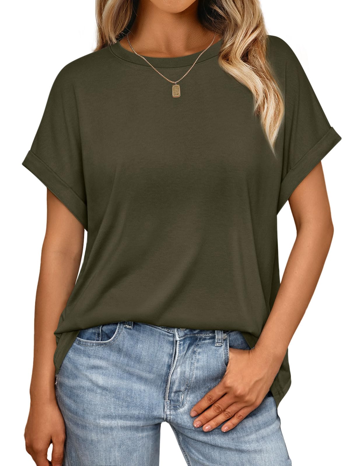 AUTOMET Womens Summer Tops Spring Fashion Oversized Business Casual Dressy T Shirts Workout Clothes Trendy Outfits 2025