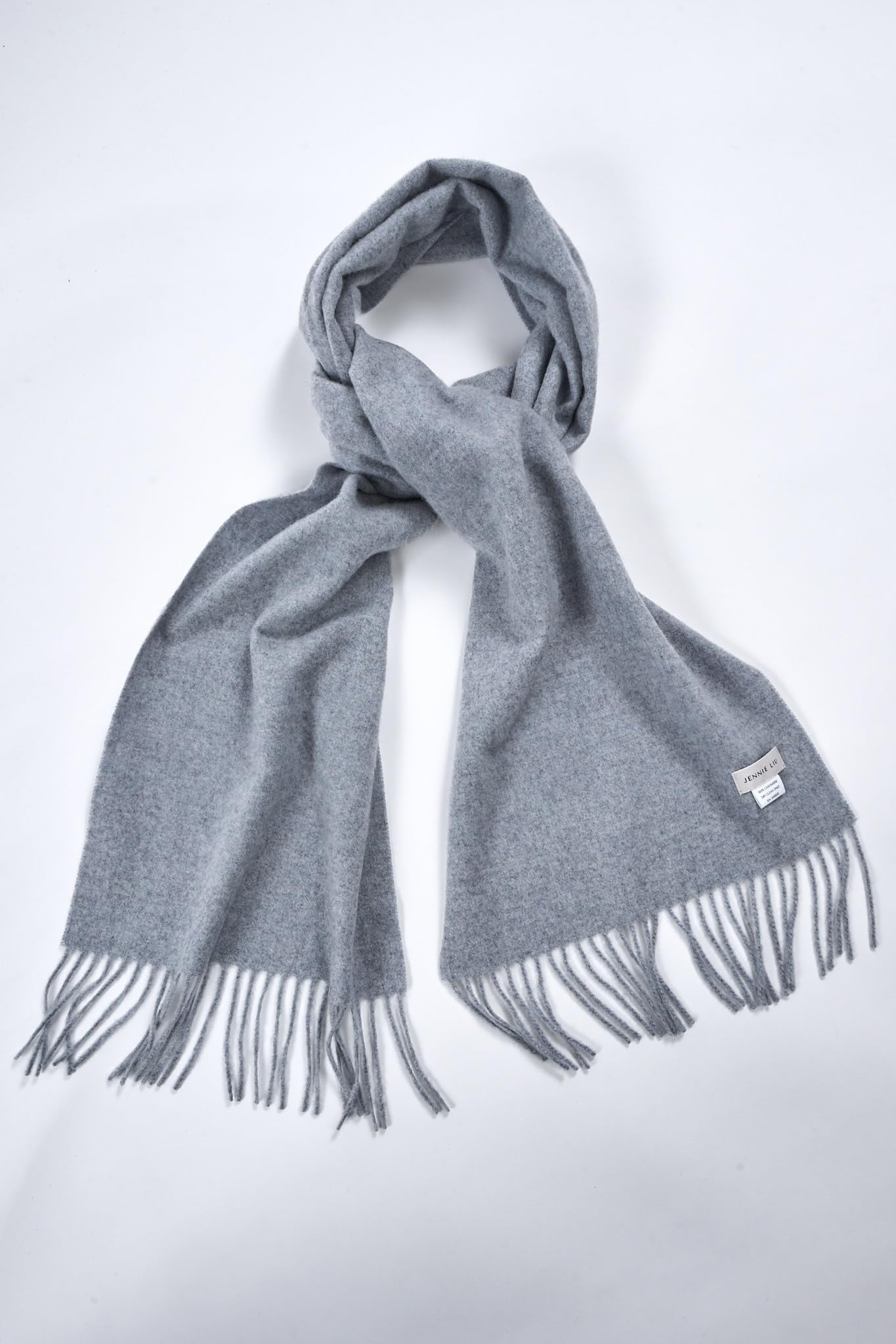 JENNIE LIU Women's 100% Pure Cashmere Scarf for Women
