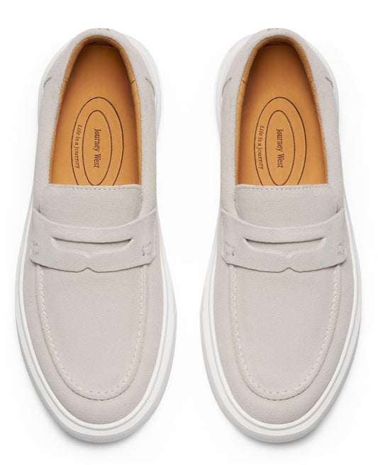 Journey West Suede Tassel Loafer for Women Slip-on Belgian Penny Loafers Shoes for Women in Many Colors