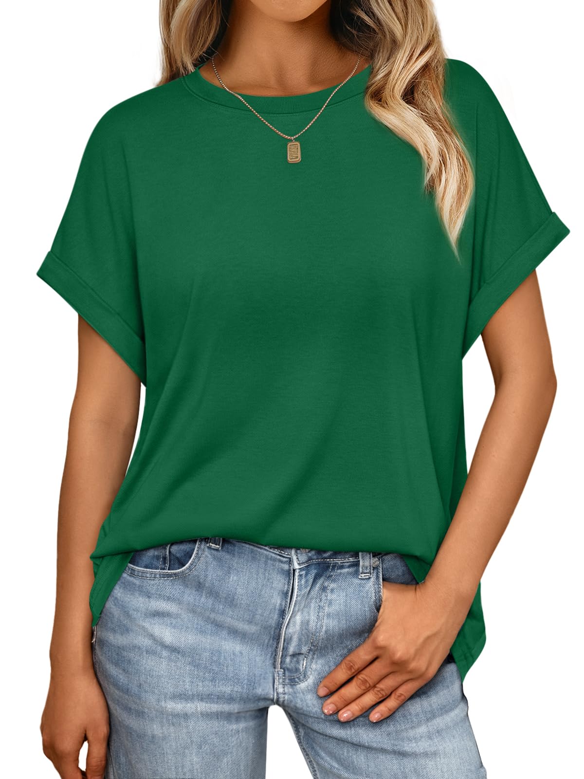 AUTOMET Womens Summer Tops Spring Fashion Oversized Business Casual Dressy T Shirts Workout Clothes Trendy Outfits 2025