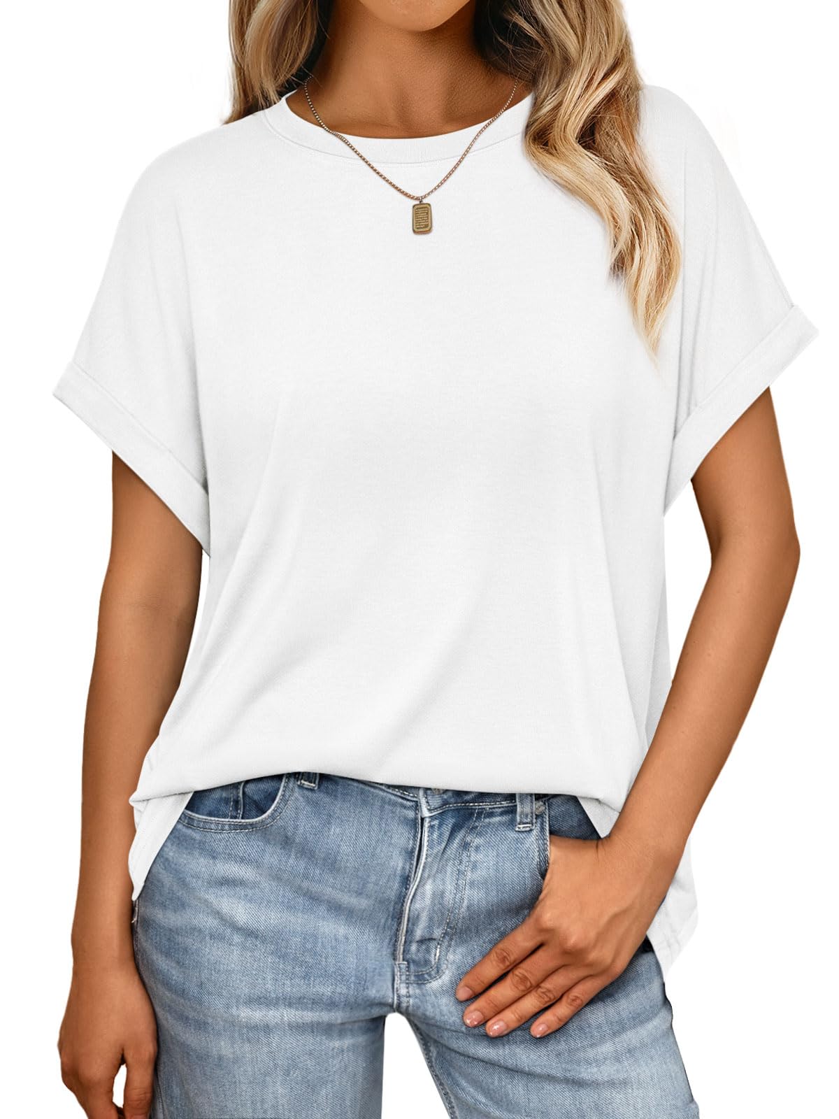 AUTOMET Womens Summer Tops Spring Fashion Oversized Business Casual Dressy T Shirts Workout Clothes Trendy Outfits 2025