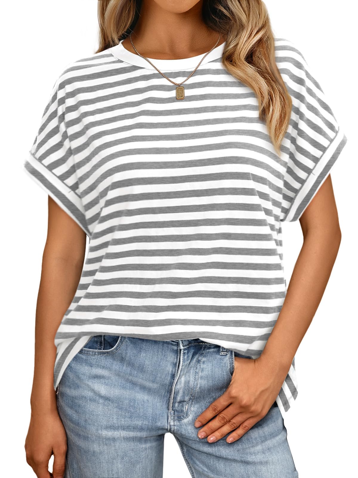 AUTOMET Womens Summer Tops Spring Fashion Oversized Business Casual Dressy T Shirts Workout Clothes Trendy Outfits 2025