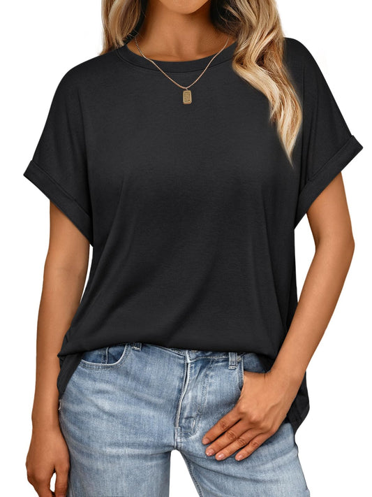AUTOMET Womens Summer Tops Spring Fashion Oversized Business Casual Dressy T Shirts Workout Clothes Trendy Outfits 2025