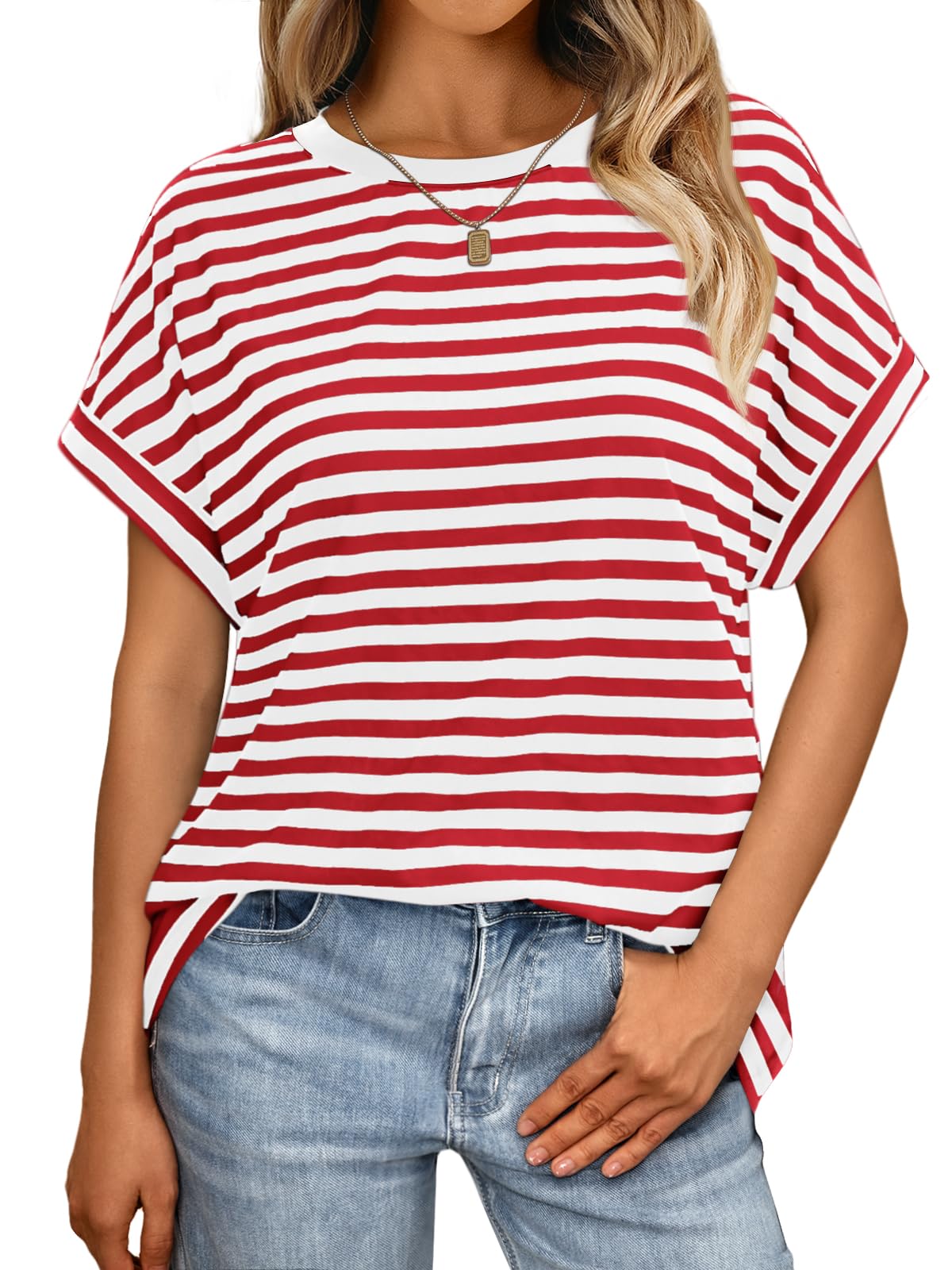 AUTOMET Womens Summer Tops Spring Fashion Oversized Business Casual Dressy T Shirts Workout Clothes Trendy Outfits 2025