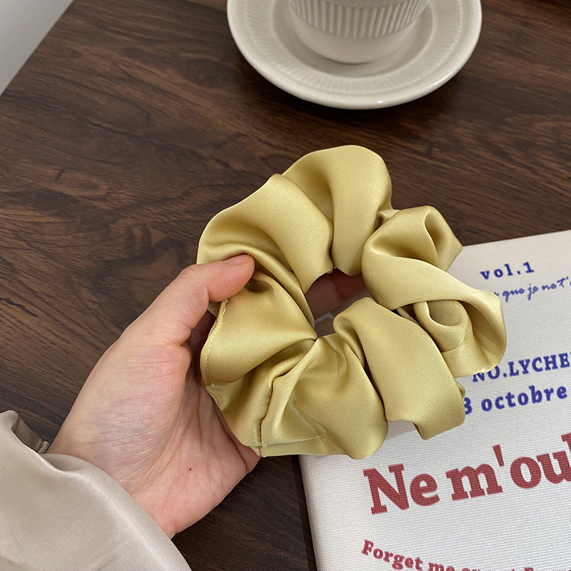 French Sweet Ins Style High-grade Satin Hair Ring