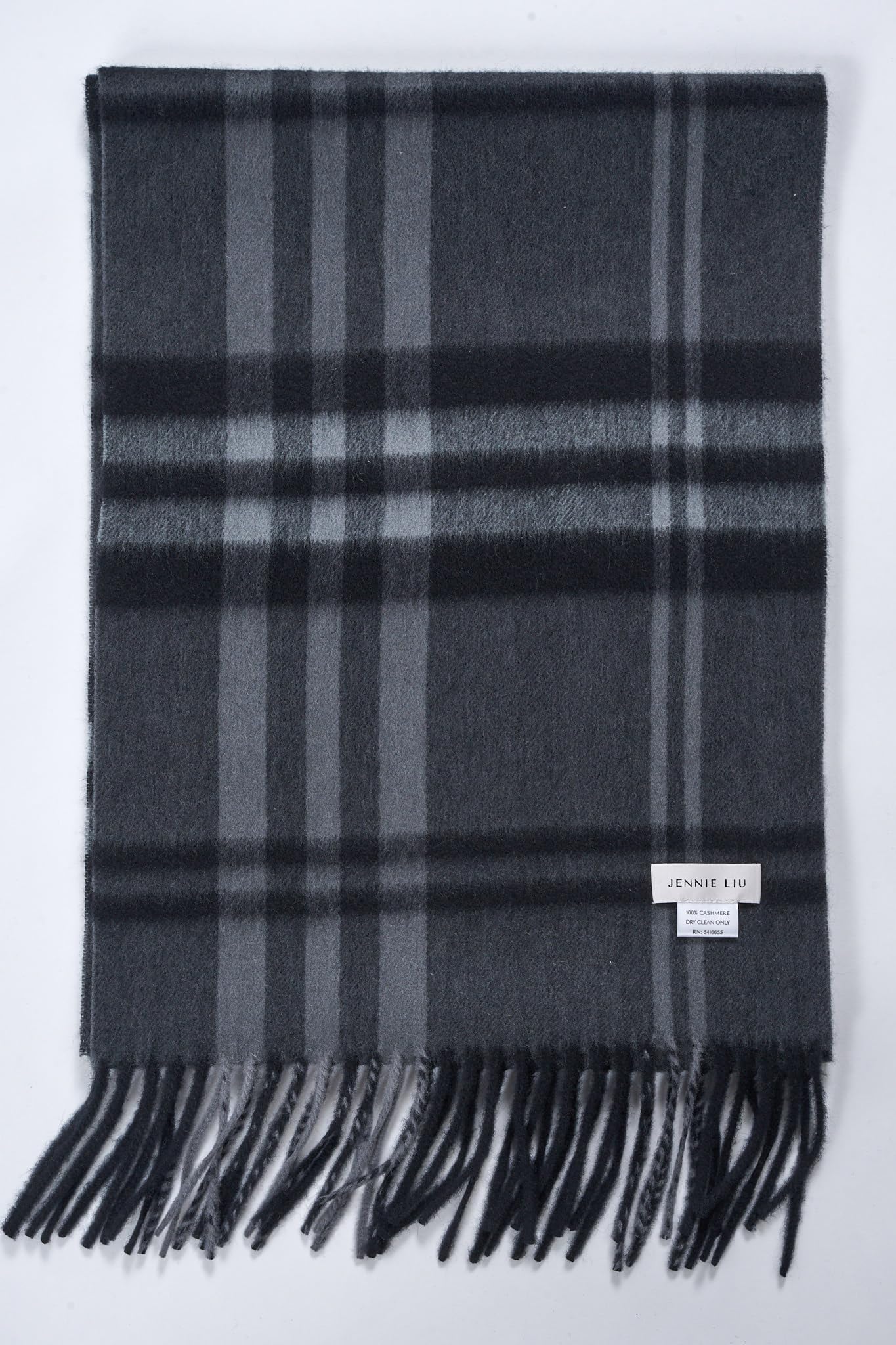 JENNIE LIU Women's 100% Pure Cashmere Scarf for Women