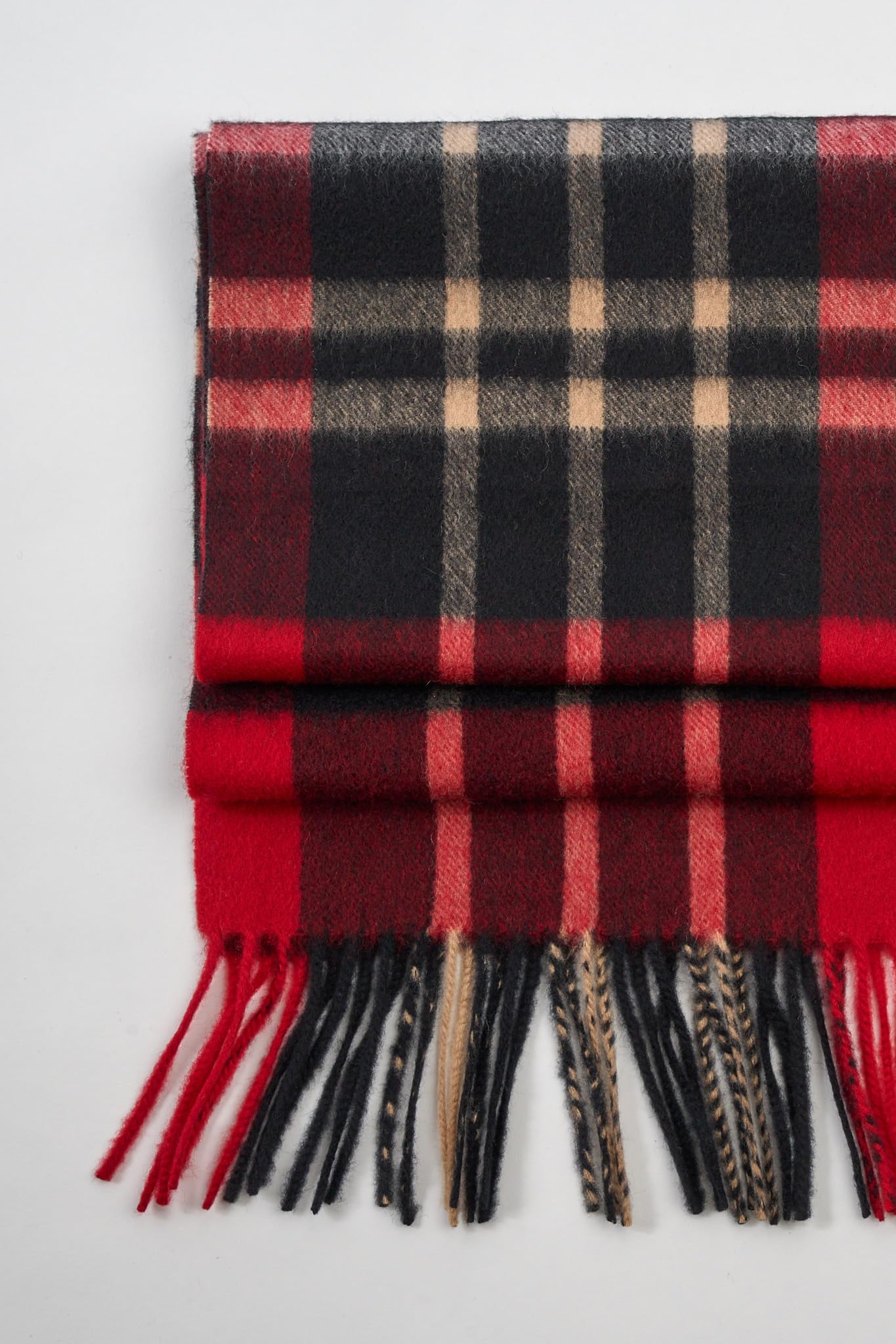 JENNIE LIU Women's 100% Pure Cashmere Scarf for Women