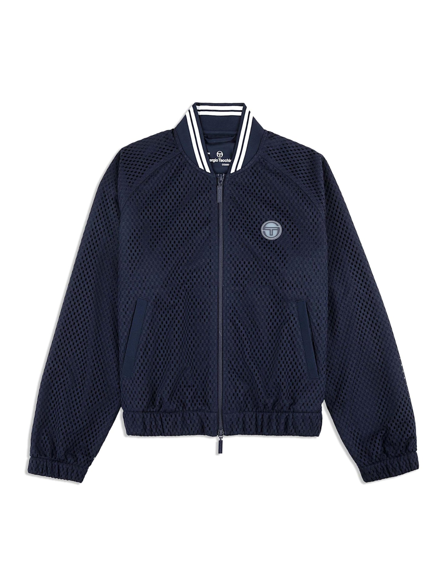 Sergio Tacchini Women's Adria Mesh Track Jacket- Maritime Blue