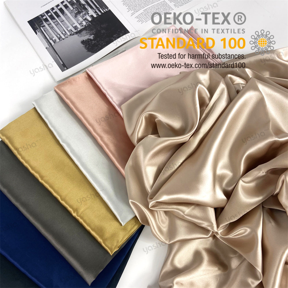 Wholesale Silk Satin Fabric Natural Mulberry Silk Fabrics Habotai Silk Fabric