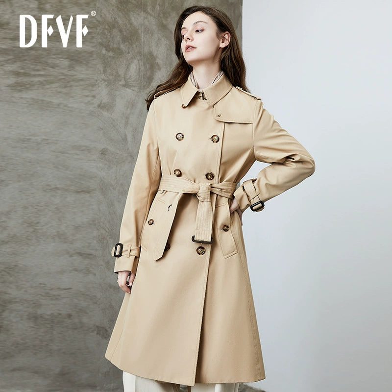 Dfvf Source Factory Quanzhixian Mid Length Long Length Trench Coat