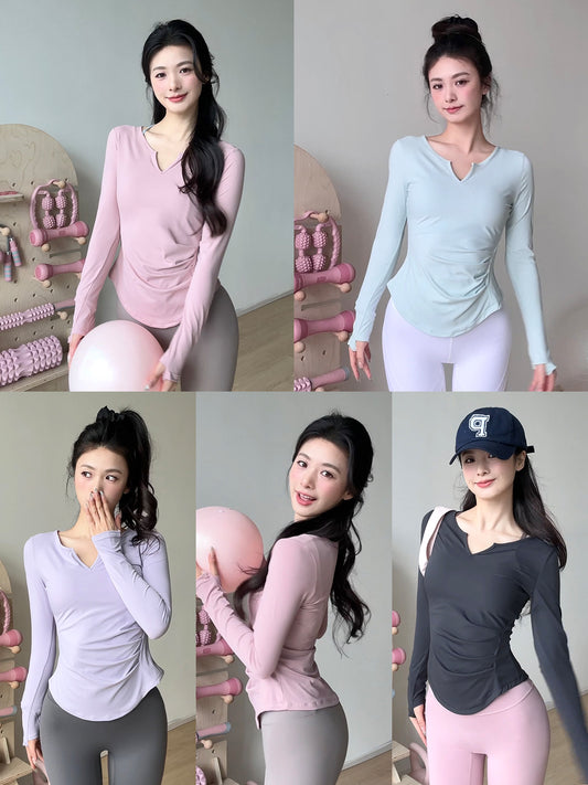 Gogoyoga Easiest for Match Belly Contracting Flab Hiding Sports Tops