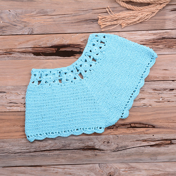 Sexy Halter Tie Knitting Bikini New Beach Crochet Swimwear H