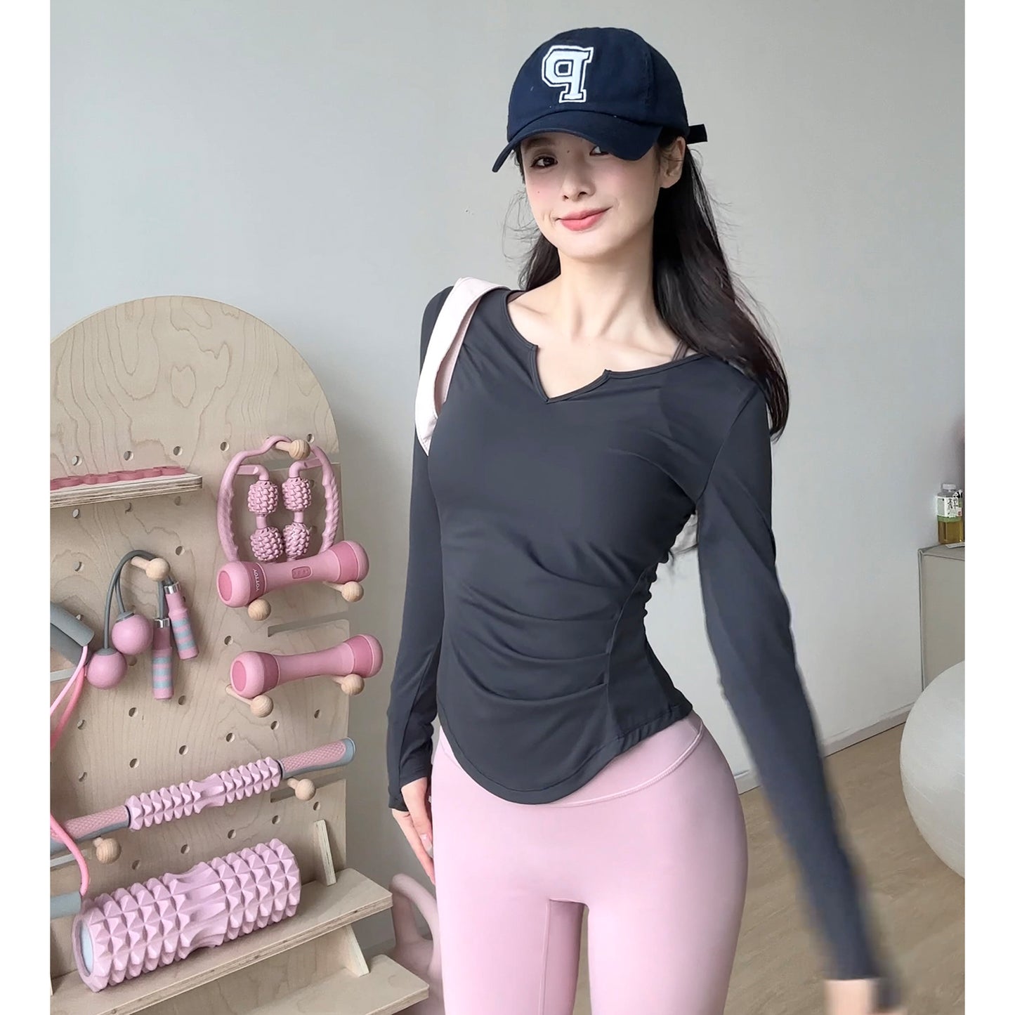 Gogoyoga Easiest for Match Belly Contracting Flab Hiding Sports Tops