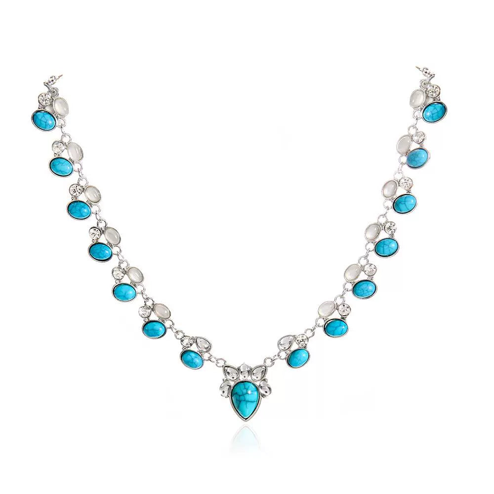 Ethnic Style Choker Fashion Boho Flower Necklace Bohemian Necklace