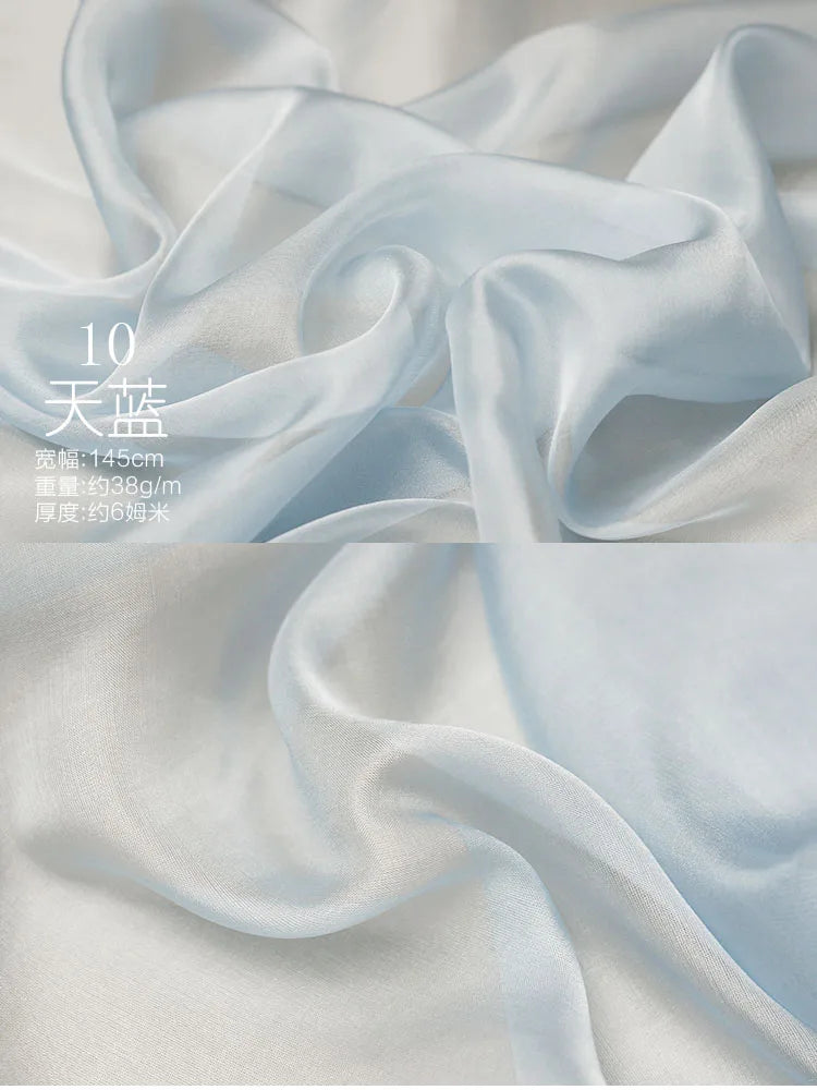130cm*50cm Silk Chiffon Fabric Silk Natural 100% Real Mulberry Pure Silk Fabric