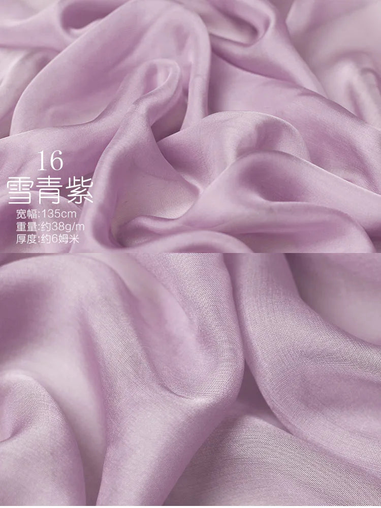 130cm*50cm Silk Chiffon Fabric Silk Natural 100% Real Mulberry Pure Silk Fabric