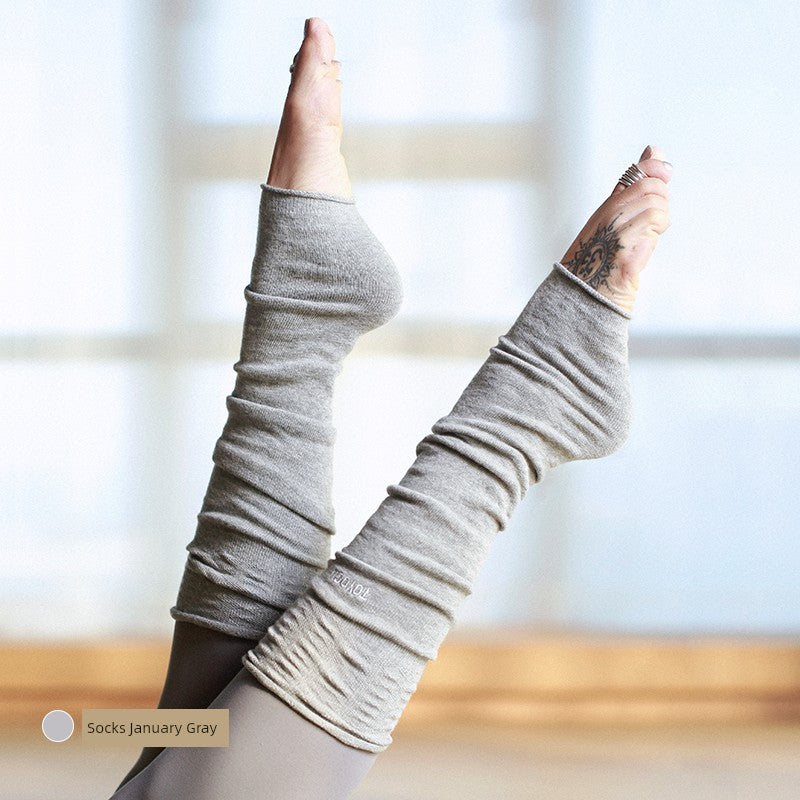 Hiyoga Hi Yoga | Non Slip Yoga Toe Socks Professional Pilates Fall and Winter Female Professional Open Toe Toe Socks