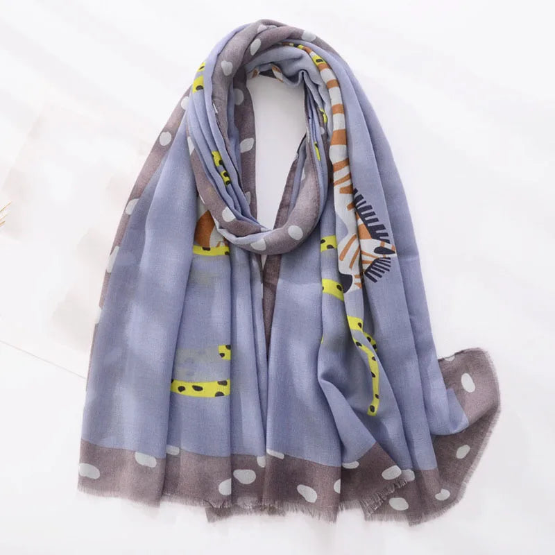 Luxury Brand Scarf For Woman Soft Cotton Shawl Wrap Tassel Viscose Muslim Woman Hijab Boho Beach Towel Female Bandana Headscarf
